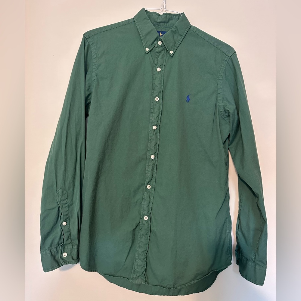 Ralph Lauren Medium Green Button-Down